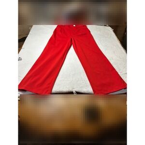 Halara Valiant Poppy ( red) Flex day stretch high waisted pocket straight leg